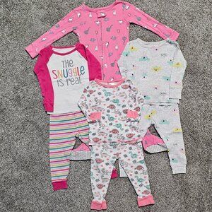 Baby Girl 18m Fall Pajama Bundle